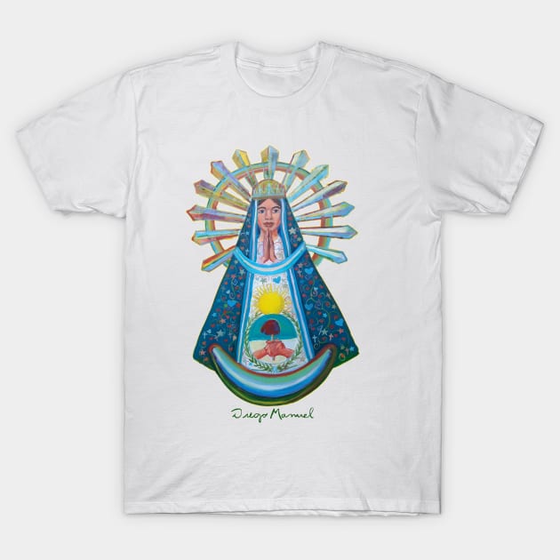 Virgin of Lujan 7 T-Shirt by diegomanuel